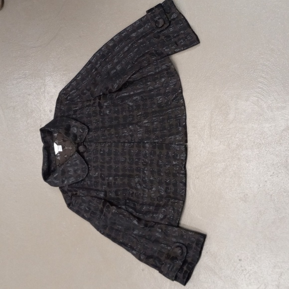 Christopher&Banks Brown,Cropped, 3/4 Length Sleeve Blazer and NYCollection Shirt - Picture 2 of 16